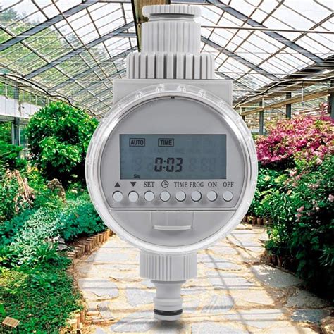 Automatic Garden Irrigation System Solar Powered Intelligent Digital