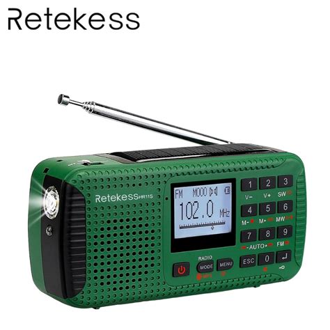 Best Seller Retekess Hr11s Portable Radio Hand Crank Solar Emergency