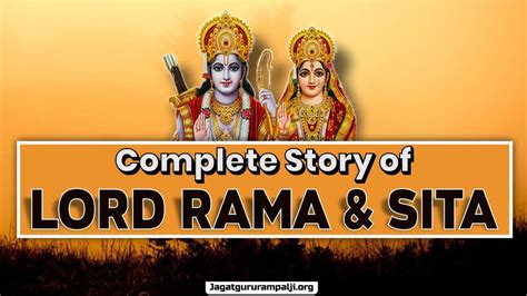 Lord Rama And Sita Ji A Complete Story From Birth To Death Jagat Guru