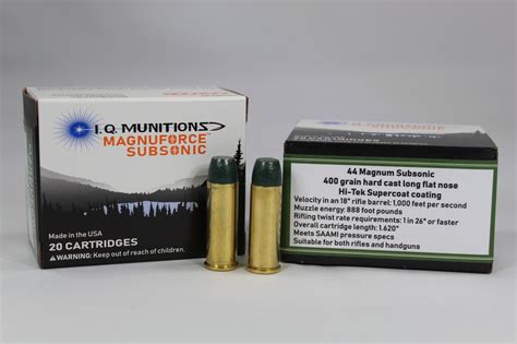 44 Magnum Magnuforce Subsonic Ammo Montana Bullet Works