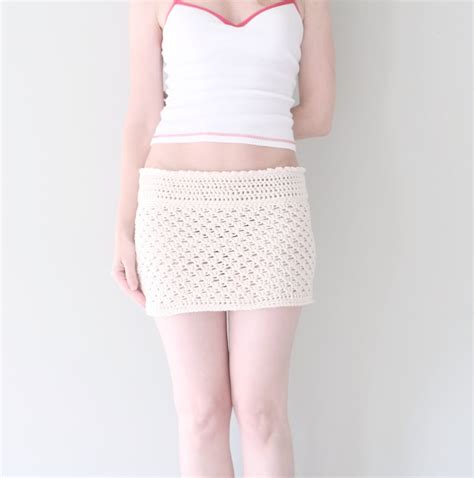 PATTERN For Crochet Mini Skirt Sexy Beach Minimal Pattern Etsy