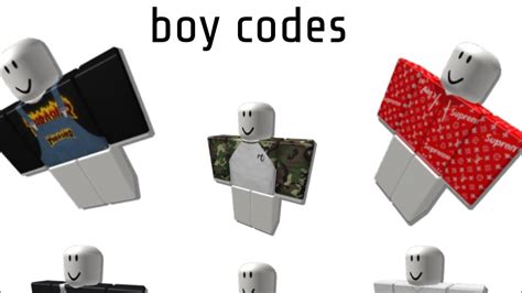 Roblox clothes codes (pants and shirts ids) roblox username: ROBLOXIAN HIGHSCHOOL BOY CODES - YouTube
