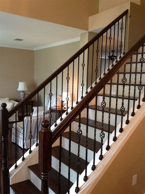 Wrought Iron Stair Railings For Creating Awesome Looking Interior