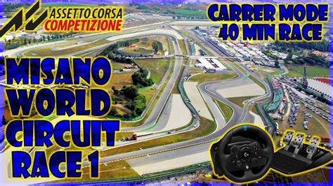 Assetto Corsa Competizione Race Misano Circuit Carrer Mode