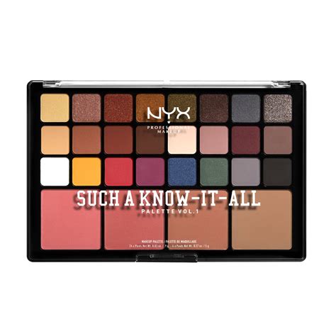 Nyx Professional Makeup Such A Know It All Eyeshadow And Blush Palette