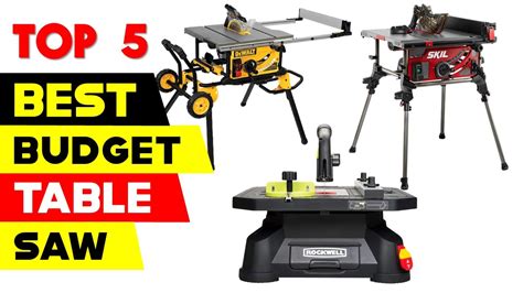 Top 5 Best Budget Table Saw Reviews In 2022 Youtube