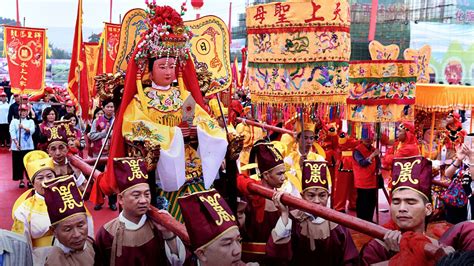 Mazu Cultural Festival Celebrated In Pingle Guangxi Cgtn