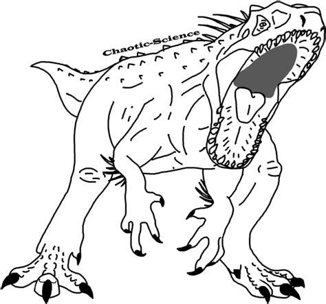 Indominus Rex Coloring Pages Print Coloring Pages