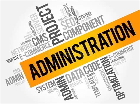 Administration Word Concepts Banner Business And Corporate Management