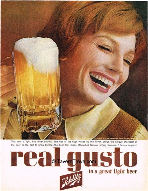 Item 87008 1962 Schlitz Beer Paper Ad