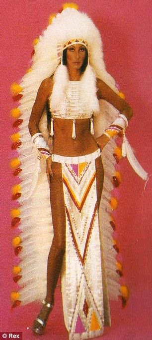 Cher Reincarnates Her Native American Themed Costume From 1973 S Half