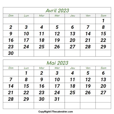 Calendrier Mai 2023 Avril 2023 Get Calendrier 2023 Update Aria Art