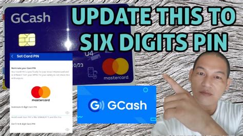 How To Update Gcash Mastercard Atm Card To Digit Pin Gcash Card New