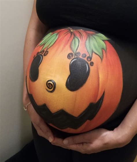 Cutest Halloween Baby Bump Painting Pregnancy Belly Pictures Belly