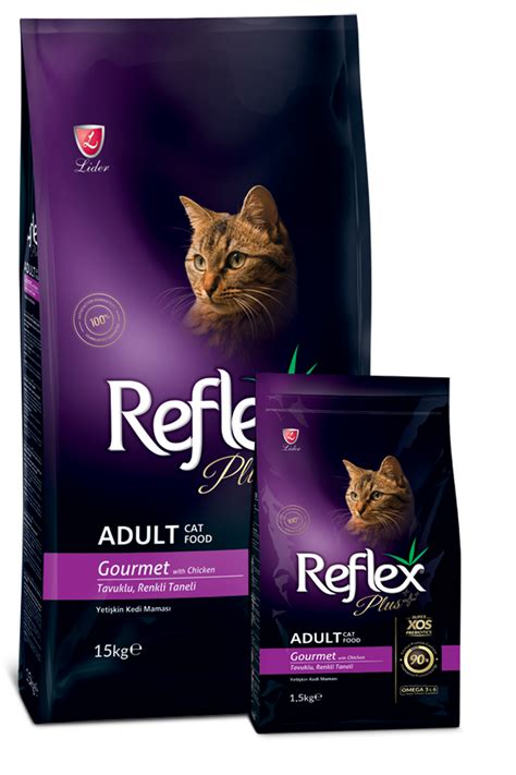 Reflex Plus Multi Colour Adult Cat Food with Chicken - Reflex