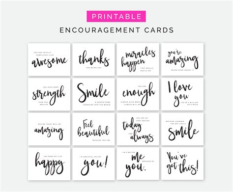 Printable Cards Of Encouragement Printable Cards