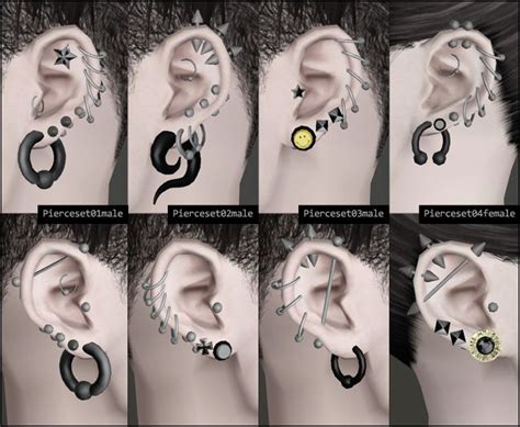 Pin By Eloise On Sims 3 Mods O Sims 4 Piercings Sims 4 Tattoos Sims