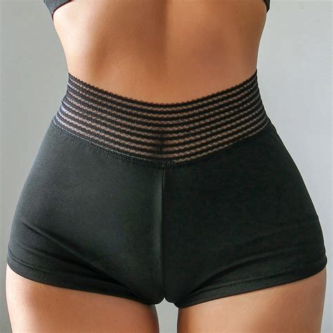 Womens Yoga Shorts High Waisted Workout Gym Booty Yoga Shorts Sports Ruched Butt Lifting