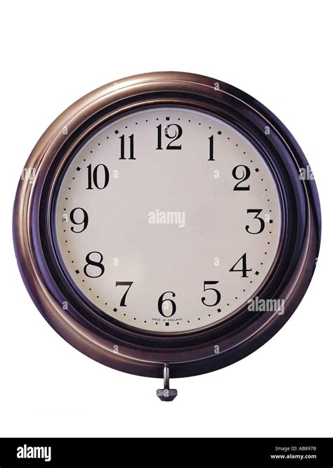 Clock Without Hands Stock Photo Alamy