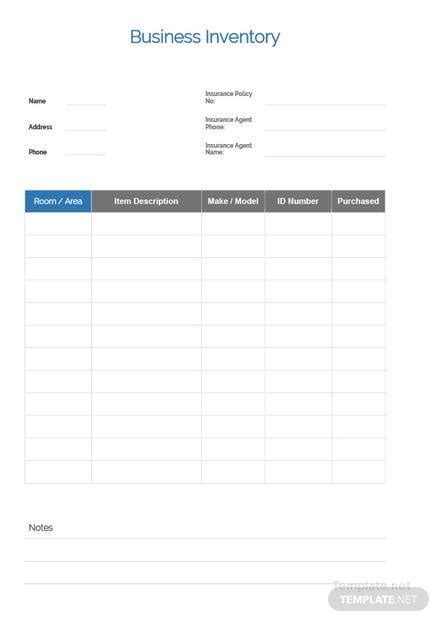Free Business Inventory Template Download 48 Inventory In Word Excel