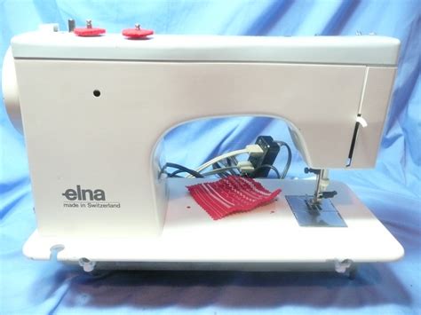 Elna Super 64 Sewing Machine With Accessories Flat Bed Etsy