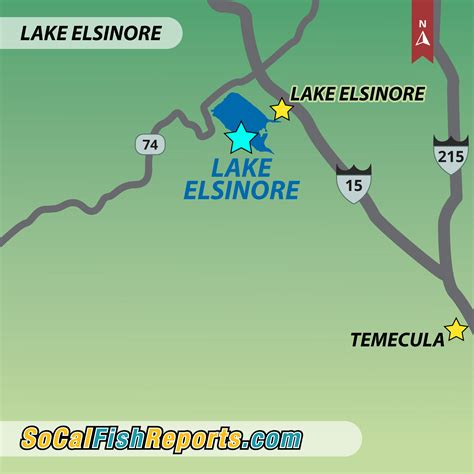 Lake Elsinore Fish Reports And Map