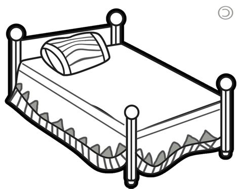 Bed Black And White Clipart Free Download On Clipartmag
