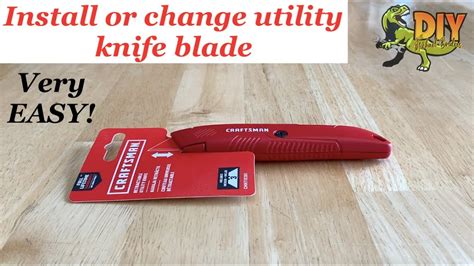 Utility Knife Blade Change Youtube
