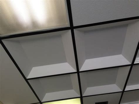 Coffered Ceiling Tiles Basement Remodel Pinterest