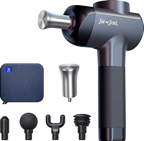 Bob And Brad X6 Pro Massage Gun Deep Tissue Percussion With Metal Head For Cold Or