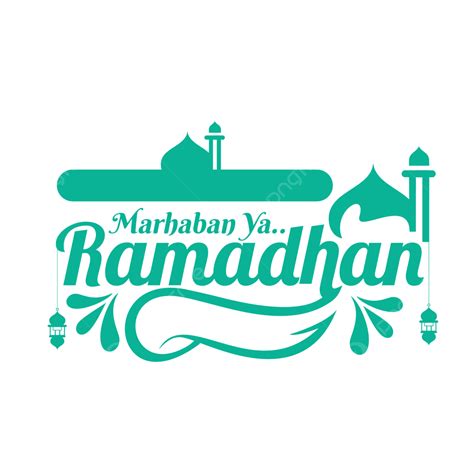 รูปข้อความทักทายของ Marhaban Ya Ramadhan กับมัสยิด Png รอมฎอน มัสยิด