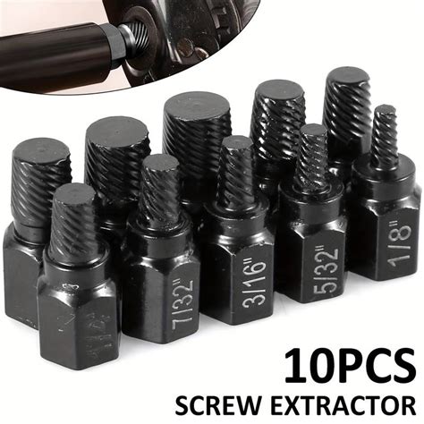 Damaged Screw Extractor Speed Drill Bit Extractor Drill Set Easily Take