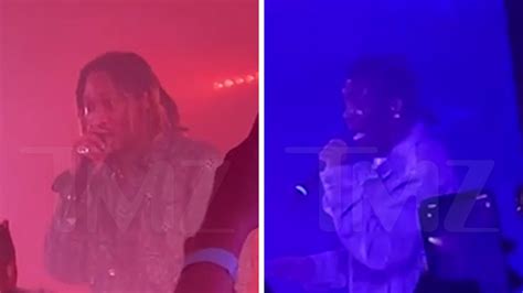 Future And Lil Uzi Vert Perform For Louis Vuitton Sweat Dripping