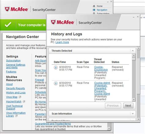 Mcafee Support Community How Do You Clear The Mcafee Event Log Or The