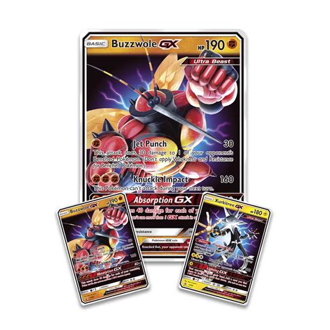Pokémon Tcg Ultra Beasts Gx Premium Collection Featuring Buzzwole And