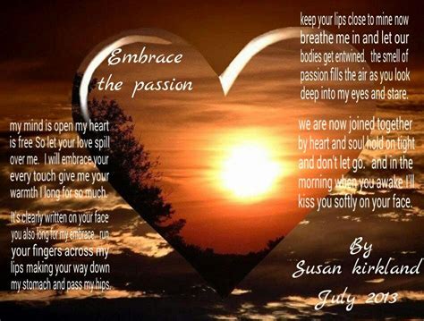 Embrace The Passion Love Poems Susan Kirkland Jacksonville