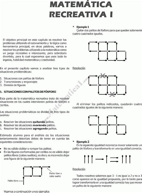 24 juegos de matemáticas para secundaria 1. LIBRO DE RAZONAMIENTO MATEMATICO DE PRIMERO DE SECUNDARIA ...