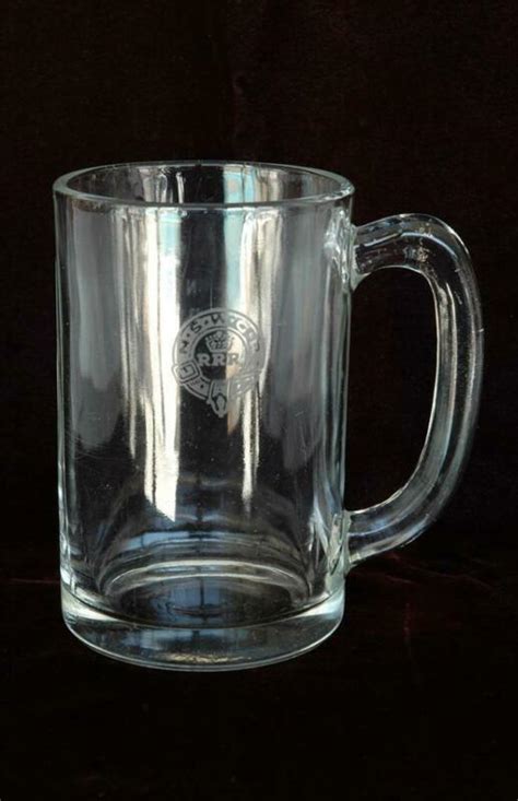 nswgr nsw government railways rrr crown crystal glass beer pint train mug ww2 antique price