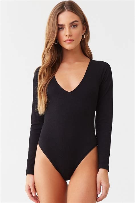 Seamless V Neck Bodysuit Forever 21 V Neck Bodysuit Very Skinny