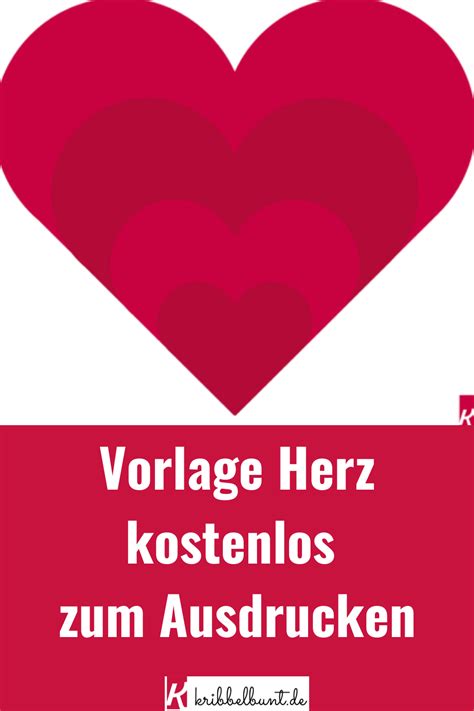 Herz Vorlage Din A4 Zum Ausdrucken Kostenlos Valentinskarten Und