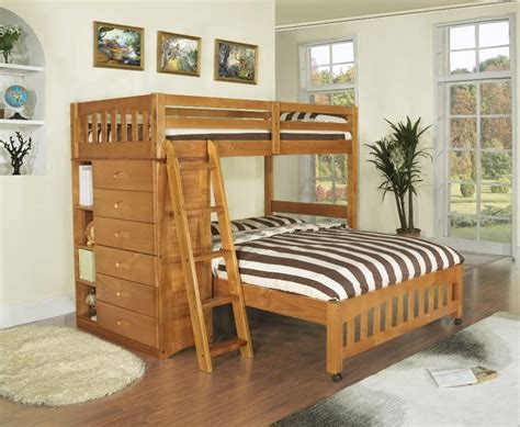 How To Build A Twin Over Queen Bunk Bed Bed Western