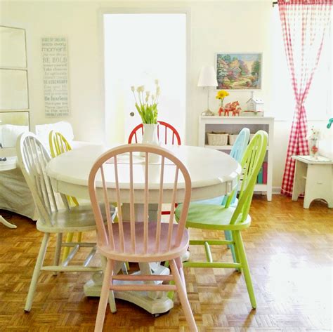 It's a social area where family members and friends get to spend time together, either every day or on sometimes the dining area is part of an open plan and included in the main living space. hopscotch lane: Colorful Dining Room Chairs