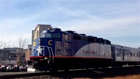 Amtrak Piedmont Train 74 Departing Durham North Carolina Youtube