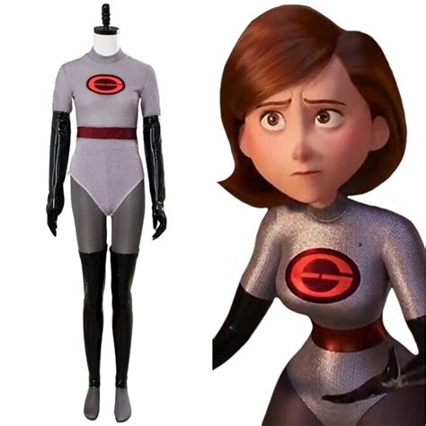 The Incredibles 2 Helen Parr Elastigirl Jumpsuit Cosplay Costume In