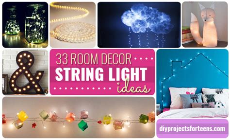 33 Awesome Diy String Light Ideas Diy Projects For Teens