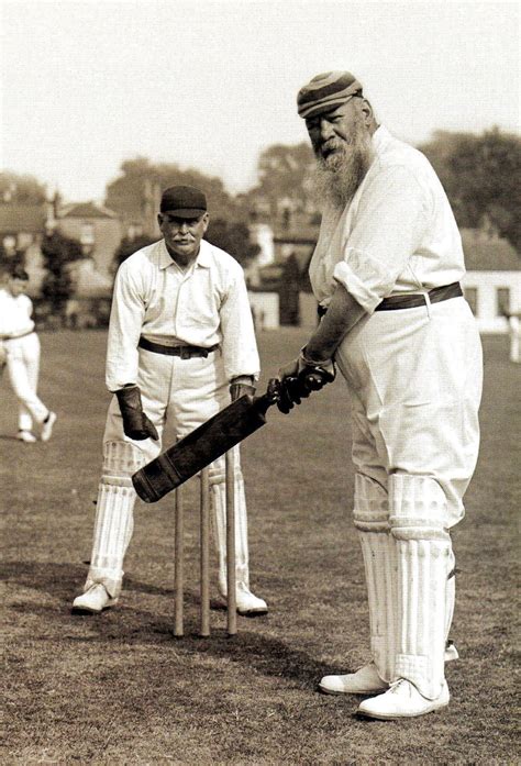 The Cricketer W G Grace He Played In The First Test Match In England