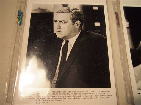 Lot of 2 Ironside, Television Show Stills, CTV 1975, Raymond Burr
