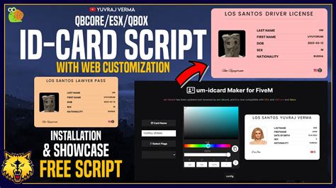 Qbcore Id Card Script Installation And Showcase Free Script Fivem