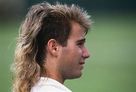 Who Knows I Might Go Bald Andre Agassi September 1987 Rtennis