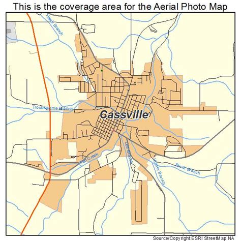 Aerial Photography Map Of Cassville Mo Missouri